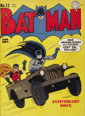 Batman #12, August 1942; First Appearance, the Batcave. Click for value