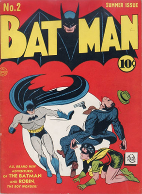 Batman #2 (Summer 1940): The Cat Becomes "Catwoman". Click for values