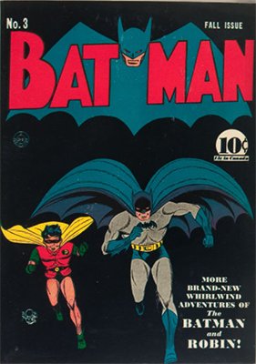 Batman #3 (1940). Another RARE early comic book featuring the Caped Crusader!