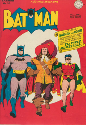 Batman #32, another historical theme cover. Click for value