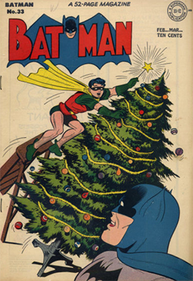 Batman #33, another Christmas issue. Click for value