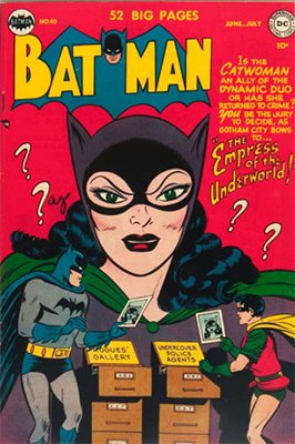 Batman #65, Classic Catwoman Cover. Click for value