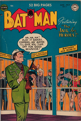 Batman Comic Prices: Issue #71, June 1952. Click for value