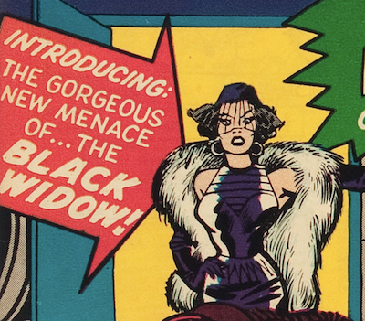 Black Widow Marvel Comics: first appearance of Natasha Romanov was in Tales of Suspense #52
