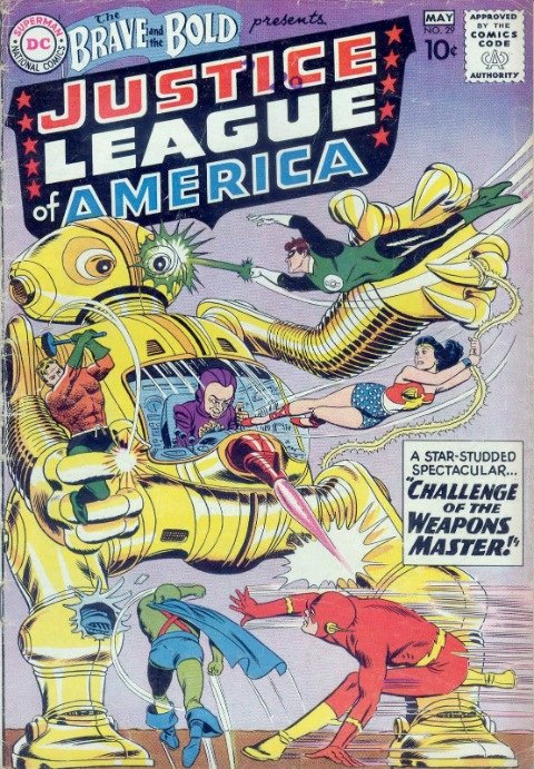 Brave and the Bold #29: second appearance of the Justice League of America