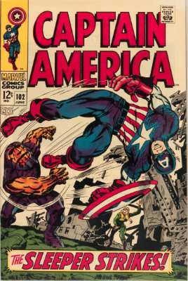 Captain America #102—The Sleeper Strikes. Click for value