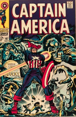 Captain America #107—Here Lies Bucky. Click for value