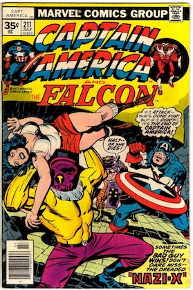 Captain America #211 Marvel 35 Cent Price Variant
