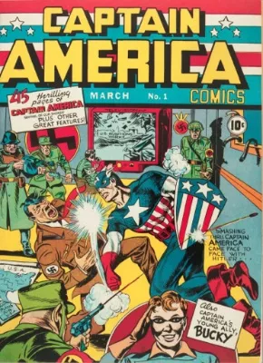 Captain America Comics #1 (March 1941): Origin and First Appearance of Captain America. Record sale: $306,000. Click to have YOURS appraised!