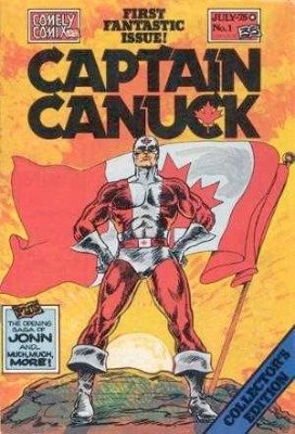 Origin and First Appearance, Captain Canuck, Captain Canuck #1, Comely Comics, 1975. Click for value