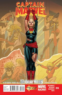 Captain Marvel volume 7 #14, 1st Kamala Kahn, Regular Edition. Click for values