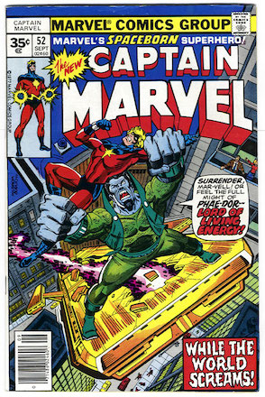 Captain Marvel #52 35 Cent Price Variant