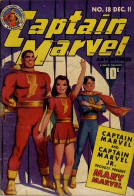 Captain Marvel Adventures #18 (December, 1942): Mary Marvel Joins the Marvel Family. Click to see values