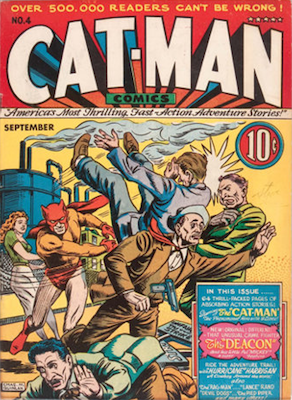 Cat-Man Comics #4. Click for current values.