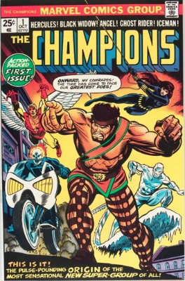 Origin and First Appearance, The Champions, Champions #1, October, 1975. Click for value