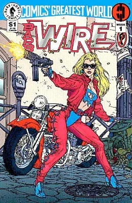 Origin and First Appearance, Mace Blitzkrieg Comics Greatest World: Steel Harbor Week #1, Dark Horse Comics, 1993. Click for value