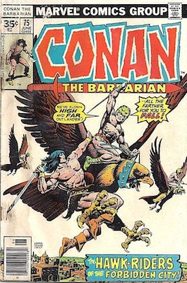 Conan the Barbarian #75 Marvel 35c Price Variant