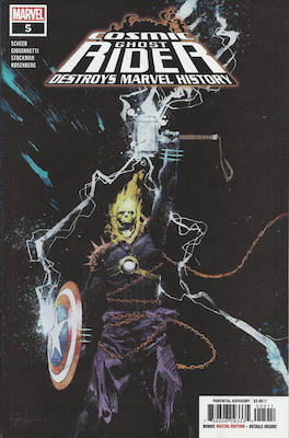 Cosmic Ghost Rider Destroys Marvel History #5: Click Here for Values Cosmic Ghost Rider Destroys Marvel History #5: Click Here for Values