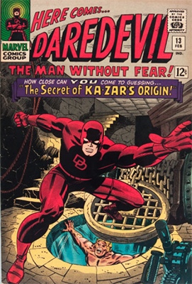 Undervalued Comics: Daredevil 13, 1st Vibranium. Click to find a copy