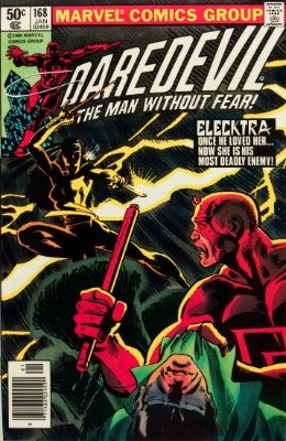 Daredevil #168 (Marvel, 1981): Origin and First Appearance of Elektra Natchios. Click for values