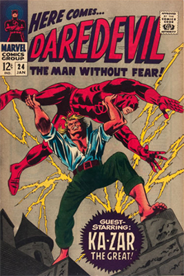 Click here to check the value of Daredevil Comic #24