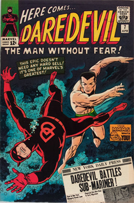 Daredevil #7: DD battles Sub-Mariner. Click for values