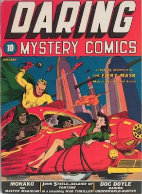 Daring Mystery Comics #1 (Jan 1940): First in Series. Rare book. Click for values