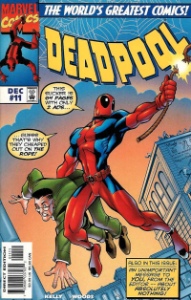 The award-winning Deadpool #11: not valuable, but a fun swipe at Spider-Man