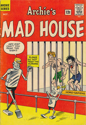 Archie's Madhouse #22: First Appearance of Sabrina the Teen-Age Witch. Click for values