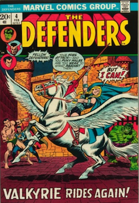 Defenders #4, Valkrye Joins the Team. Click for values