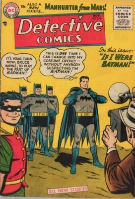 Detective Comics #225 (November 1955): First Appearance of The Martian Manhunter (J'onn J'onzz). Click for value