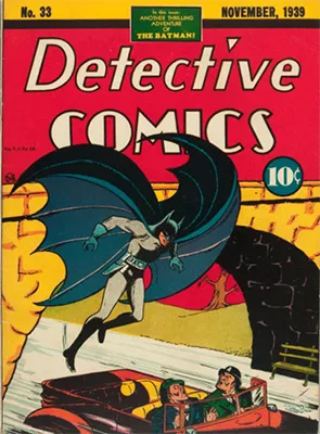 Detective Comics #33 (Nov 1939): Origin of Batman. Click for values