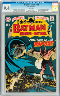 Detective Comics #400 is common enough that you should aim high. The price difference between 9.0 and 9.4 is only about $200. Click to buy a copy