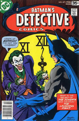 Detective Comics #475, Classic Joker Cover. Click for values