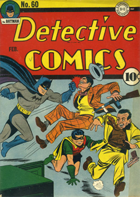 Detective Comics #60: Origin and First Appearance, Air Wave. Click for values