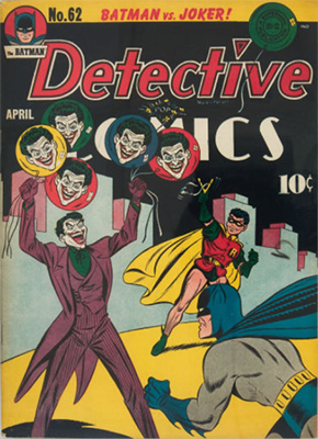 Detective Comics #62: Classic Joker cover. Click for values