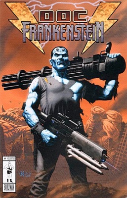 Origin and First Appearance, Doc Frankenstein, Doc Frankenstein #1, Burlyman Entertainment, 2004. Click for value