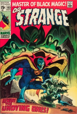 Doctor Strange #183, November 1969: Final Issue of Doctor Strange. Click for value