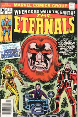 The Eternals Comics #5: 1st Appearance of Thena. Click for values