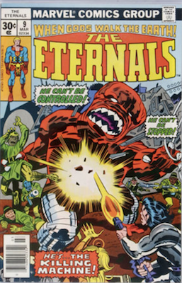 Eternals #9: 1st appearance of Sprite. Click for values