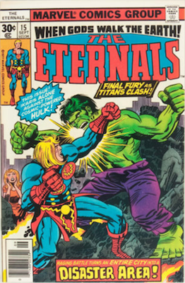 The Eternals #15: Eternals vs Hulk! Click for values