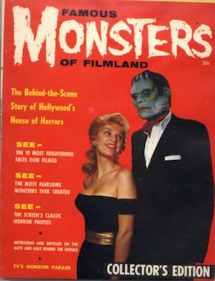 Famous Monsters of Filmland #1 (1958): First issue of the series of magazine-sized horror comic books. Click for value