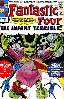 Origin and First Appearance, Infant Terrible, Fantastic Four #24, Marvel Comics, 1964. Click for value