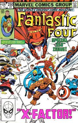 Fantastic Four #250: Click Here for Values