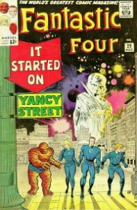 A typical vintage comic book from the silver age