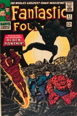 100 Hot Comics: Fantastic Four 52, 1st Black Panther. Click to buy a copy from Goldin