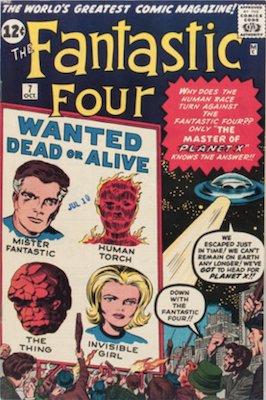 Fantastic Four #7: First appearance of Kurrgo. Click for values