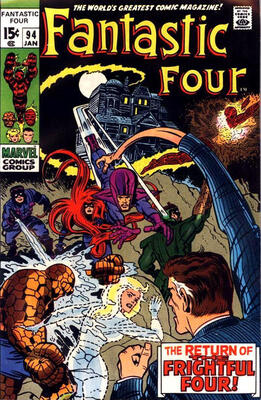 100 Hot Comics: Fantastic Four 94, 1st Agatha Harkness. Click to order a copy from Goldin