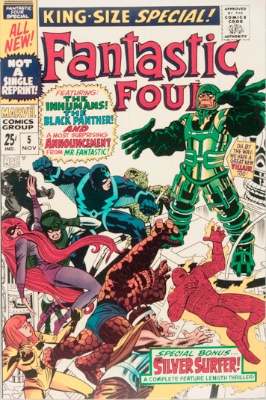 Origin and First Appearance, Psycho-Man, Fantastic Four Annual #5, Marvel Comics, 1967. Click for value