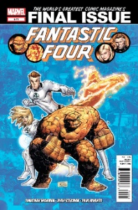 Fantastic Four #611 was the final issue, paving the way for the Marvel NOW! reboot. Click for value